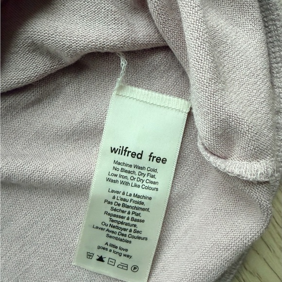 Aritzia Wilfred Free Lavender Purple Knit XXS - Picture 4 of 5